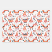 Niedlicher Weihnachtsmann Geschenkpapier Set (Vorderseite 2)