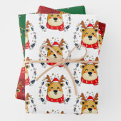 Niedlicher Weihnachtsmann Geschenkpapier Set (Beispiel)