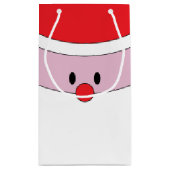 Niedlicher Weihnachtsmann-Geschenktasche Kleine Geschenktüte (Rückseite)
