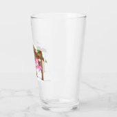 Niedlicher Weihnachtsmann Glas (Links)