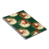 Niedlicher Weihnachtsmann glücklich Weihnachten Notizblock (Rechte Seite)