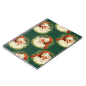 Niedlicher Weihnachtsmann glücklich Weihnachten Notizblock (Linke Seite)