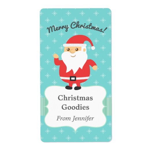 Niedlicher Weihnachtsmann Jolly und frohe Weihnach (Vorne)