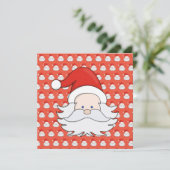 Niedlicher Weihnachtsmann Karte (Stehend Vorderseite)