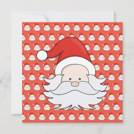 Niedlicher Weihnachtsmann Karte (Vorderseite)