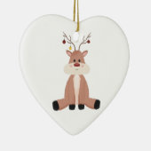 Niedlicher Weihnachtsmann Keramik Ornament (Rechts)