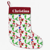 Niedlicher Weihnachtsmann Kleiner Weihnachtsstrumpf (Vorderseite)