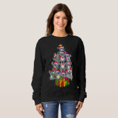 Niedlicher Weihnachtsmann Koala Bär Weihnachtsbaum Sweatshirt (Vorne ganz)