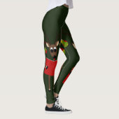 Niedlicher Weihnachtsmann Leggings (Rechts)