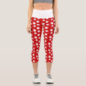 Niedlicher Weihnachtsmann-Leiter Weihnachten Capri Leggings (Vorderseite)