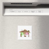 Niedlicher Weihnachtsmann Magnet (In Situ (Geschirrspüler))