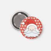 Niedlicher Weihnachtsmann Magnet (Vorderseite/Rückseite)