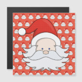 Niedlicher Weihnachtsmann Magnetkarte (Vorne/Hinten)