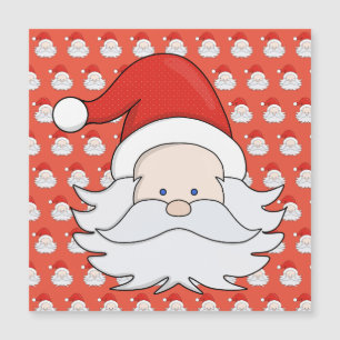 Niedlicher Weihnachtsmann Magnetkarte