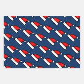 Niedlicher Weihnachtsmann mit individueller Farbe Geschenkpapier Set (Vorderseite)