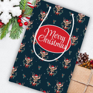 Niedlicher Weihnachtsmann Mittlere Geschenktüte