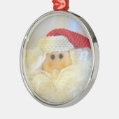 Niedlicher Weihnachtsmann Ornament Aus Metall (Links)