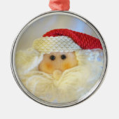 Niedlicher Weihnachtsmann Ornament Aus Metall (Vorne)