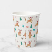 Niedlicher Weihnachtsmann Pappbecher (Rechts)