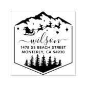 Niedlicher Weihnachtsmann Permastempel (Design)