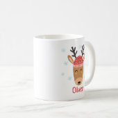 Niedlicher Weihnachtsmann Personalisierte Weihnach Kaffeetasse (VorderseiteRechts)