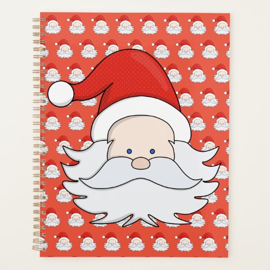 Niedlicher Weihnachtsmann Planer (Vorderseite)