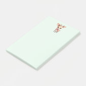 Niedlicher Weihnachtsmann Post-it Klebezettel (angewinkelt)