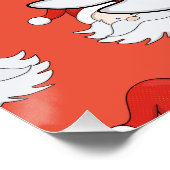 Niedlicher Weihnachtsmann Poster (Ecke)