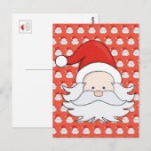 Niedlicher Weihnachtsmann Postkarte (Vorne/Hinten)