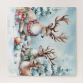 Niedlicher Weihnachtsmann Puzzle (Horizontal)