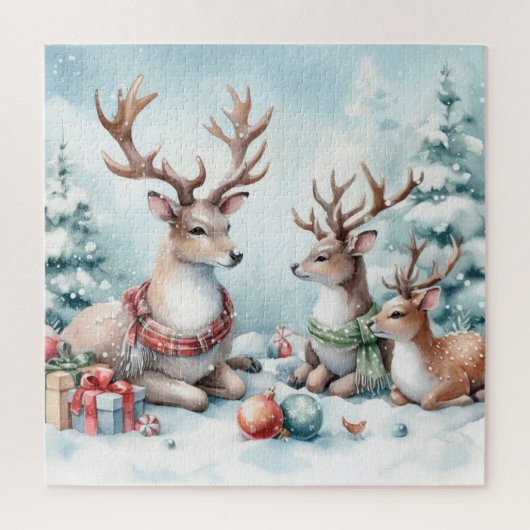 Niedlicher Weihnachtsmann Puzzle (Vertikal)