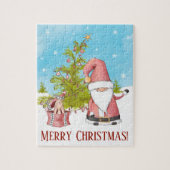 Niedlicher Weihnachtsmann Puzzle (Vertikal)