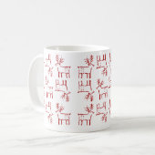 Niedlicher Weihnachtsmann R Kaffeetasse (Vorderseite Links)