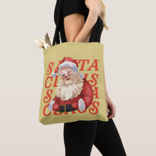 Niedlicher Weihnachtsmann Red Mustard Weihnachten Tasche