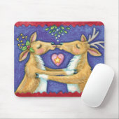 Niedlicher Weihnachtsmann, Romantischer Kuss und M Mousepad (Mit Mouse)