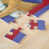 Niedlicher Weihnachtsmann, Romantischer Kuss und M Puzzle (Seite)