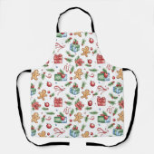 Niedlicher Weihnachtsmann Schürze (Vorderseite)