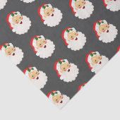 Niedlicher Weihnachtsmann Seidenpapier (Detail)