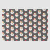 Niedlicher Weihnachtsmann Seidenpapier (Vorderseite)