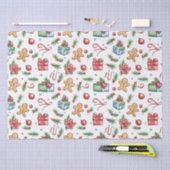 Niedlicher Weihnachtsmann Seidenpapier (Handwerk)