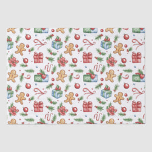 Niedlicher Weihnachtsmann Seidenpapier