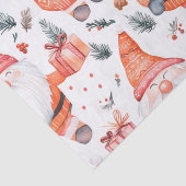 Niedlicher Weihnachtsmann Seidenpapier (Detail)