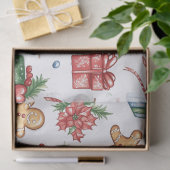 Niedlicher Weihnachtsmann Seidenpapier (Geschenk)