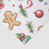 Niedlicher Weihnachtsmann Seidenpapier (Detail)