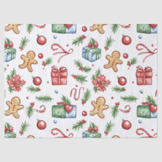 Niedlicher Weihnachtsmann Seidenpapier