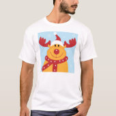 Niedlicher Weihnachtsmann T-Shirt (Vorderseite)