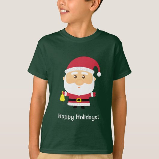 Niedlicher Weihnachtsmann T-Shirt (Vorderseite)