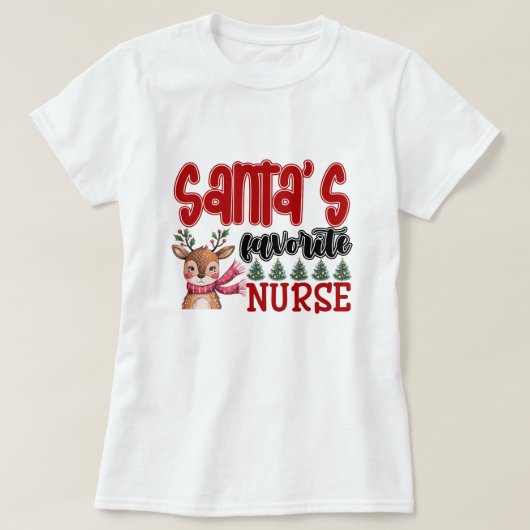 Niedlicher Weihnachtsmann T-Shirt (Design vorne)