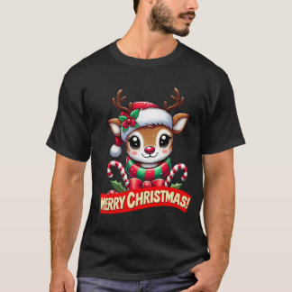 Niedlicher Weihnachtsmann T-Shirt