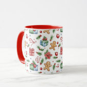 Niedlicher Weihnachtsmann Tasse (Vorderseite Links)